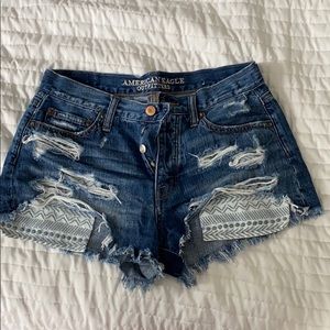 AE Vintage hi rise festival shorts